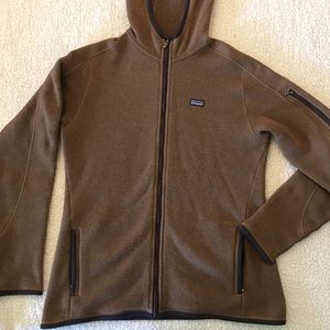 Brown Patagonia Full Zip Hoodie
